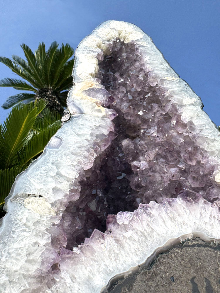 楽天市場】天然 アメジスト 紫水晶 ドーム 原石 大きい クラスター 約