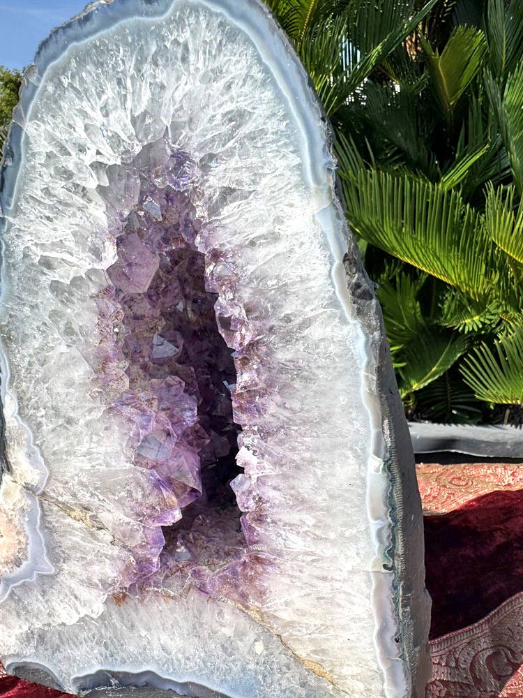 楽天市場】天然 アメジスト 紫水晶 ドーム 原石 大きい クラスター 約