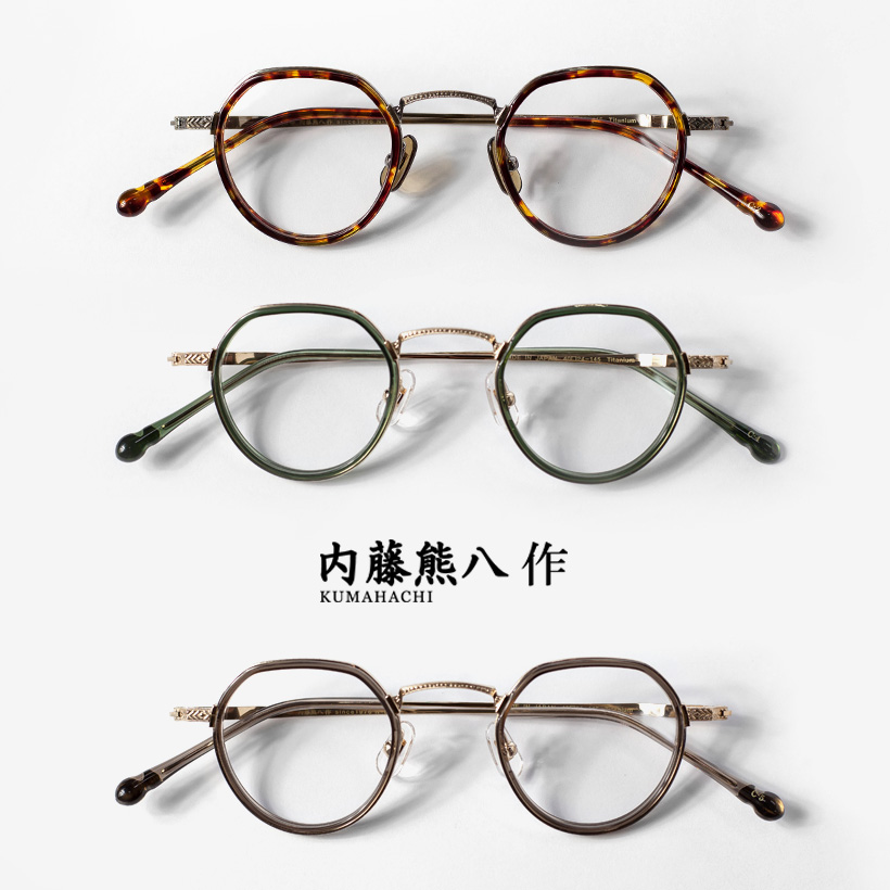 楽天市場】内藤熊八作 コンビネーション ボストンフレーム クラウン