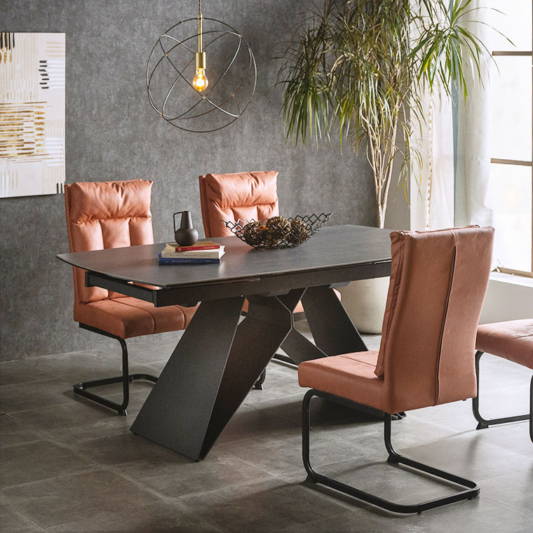 楽天市場】伸長式テーブル 伸長式ダイニングテーブル セラミック