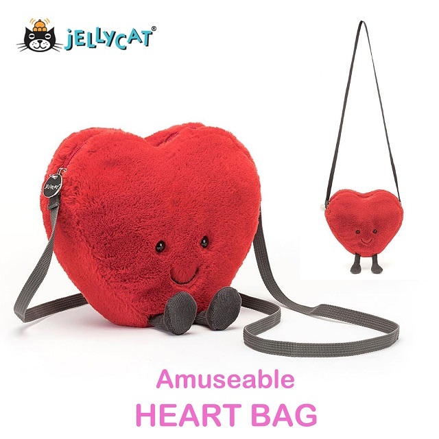 楽天市場】jellycat ジェリーキャット amuseable heart bag ハート 赤