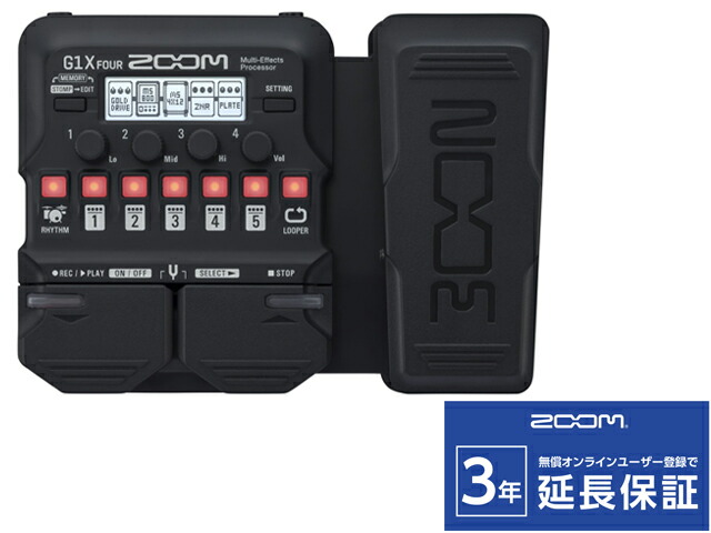 楽天市場】zoom g1x four（ギター・ベース｜楽器・音響機器）の通販