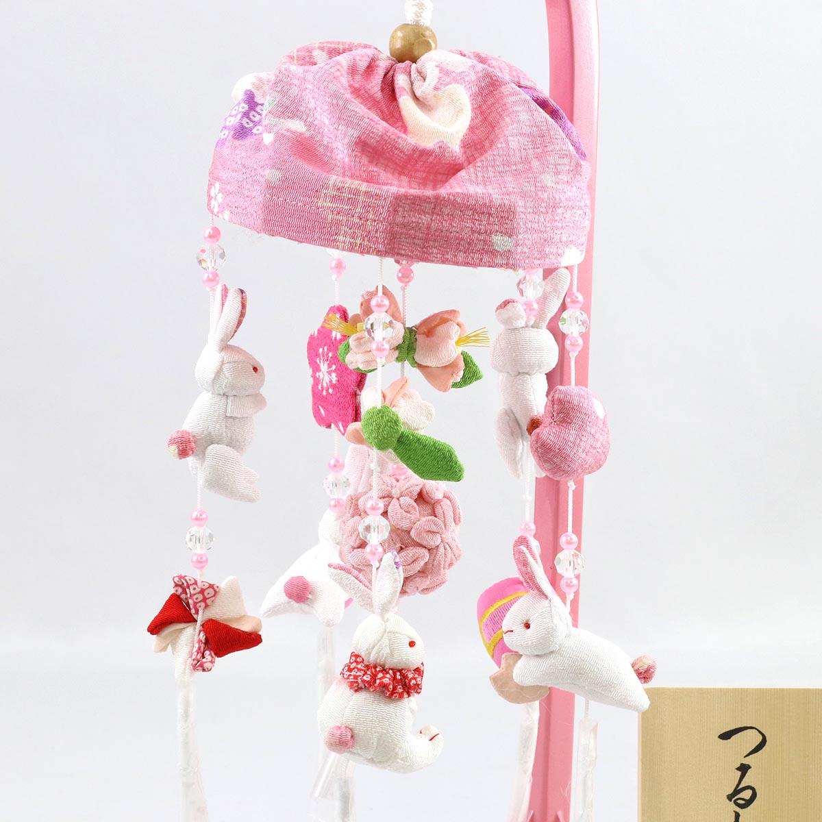 楽天市場】吉徳大光 つるし飾り キラキラうさぎ（特小） スタンド付