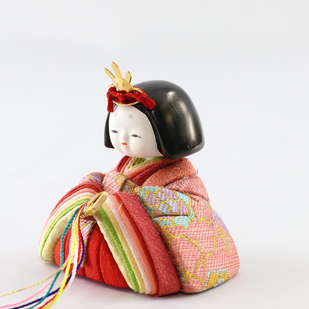 楽天市場】雛人形 コンパクト 木目込み飾り 姫ひいな 木目込み 十五人