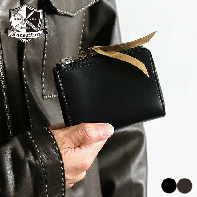 楽天市場】INCEPTION ホースバット ミニ財布 コンパクト スリム 日本製