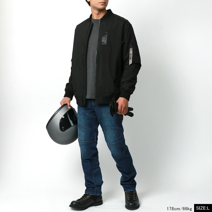 楽天市場】ランキング1位獲得 Gros グロス MA-1 メンズ 中綿 防風 撥水