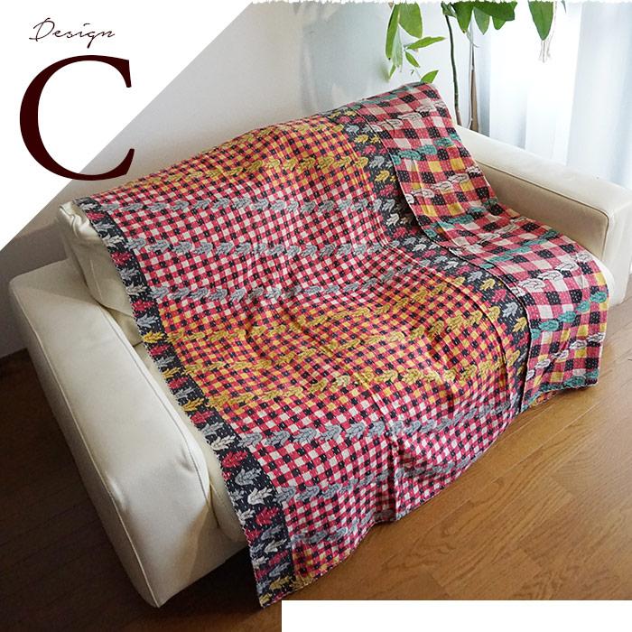 楽天市場】ラリーキルト カンタキルト ベッドカバー ソファカバー
