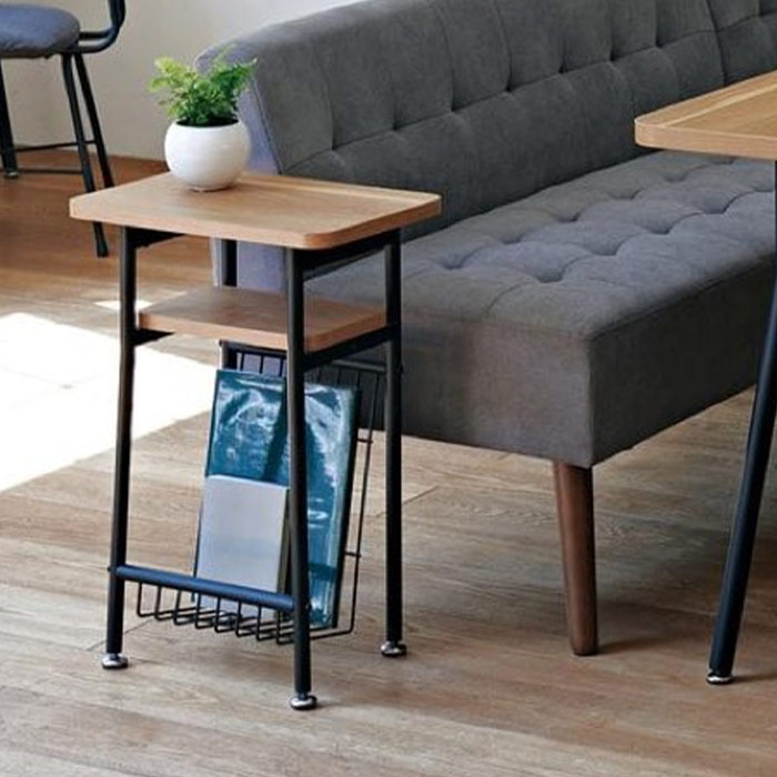 楽天市場】[レビュー特典]サイドテーブル マガジンラック おしゃれ 幅