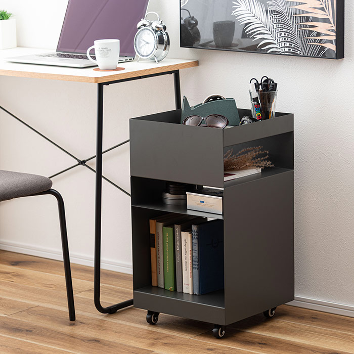 楽天市場】[レビュー特典]おしゃれ 北欧 サイドワゴン キャスター付き