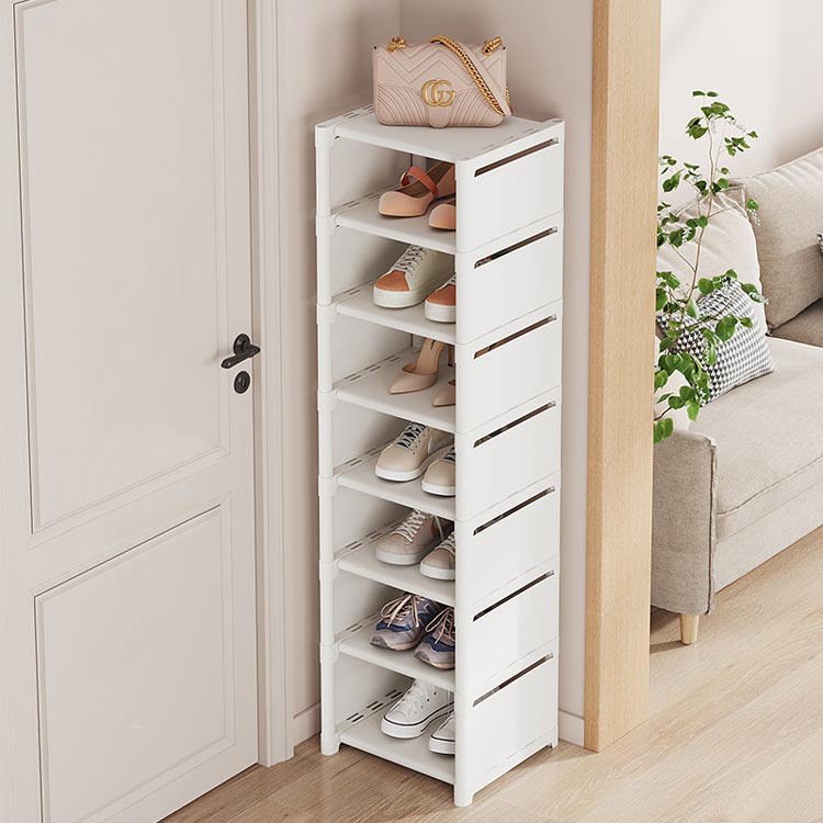 楽天市場】大容量 下駄箱 スリム 収納 おしゃれ 8段 玄関収納 省