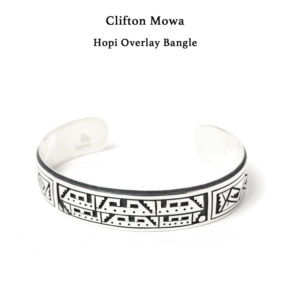 楽天市場】Clifton Mowa Hopi Overlay Bangle クリフトンモワ
