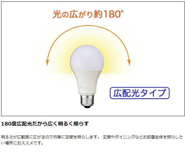 楽天市場】【+Style(プラススタイル)のスマート電球】 電球色 昼白色