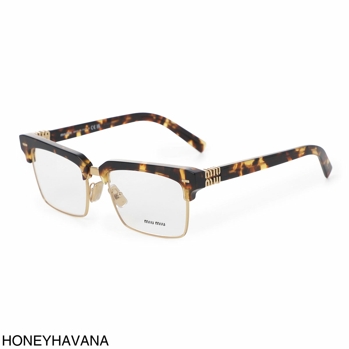 楽天市場】ミュウミュウ miu miu 眼鏡 メガネ レディース 0mu 11xv