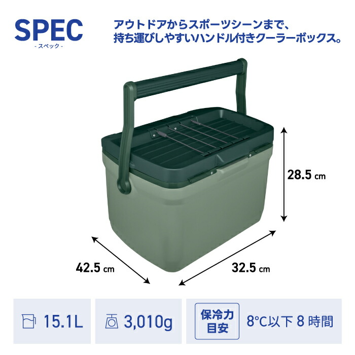 楽天市場】スタンレー クーラーボックス 15.1L 【選べる特典付