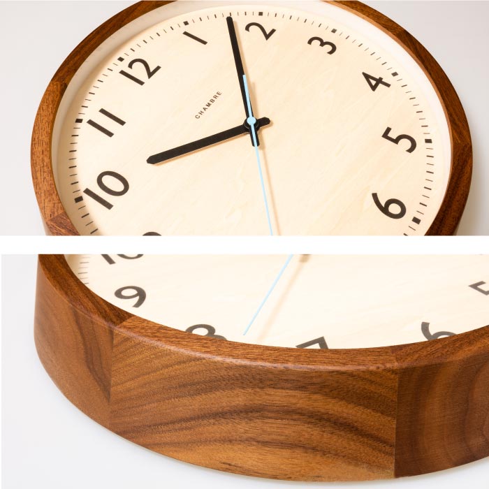 楽天市場】【楽天ランキング受賞】 木製 電波掛け時計 アナログ 静音