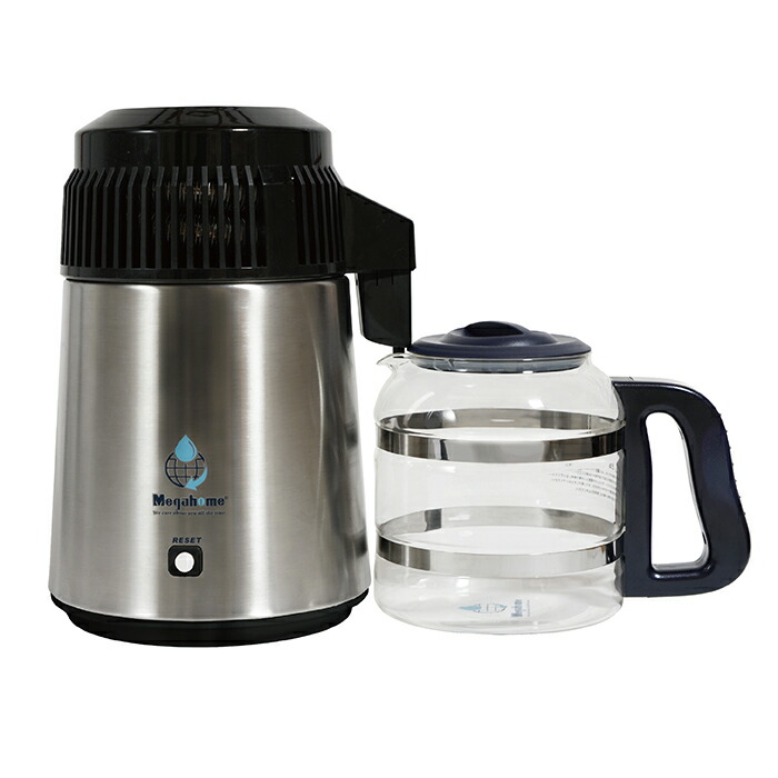 楽天市場】蒸留水器 台湾メガホーム社製ステンレスボディ(黒)MH943SBS