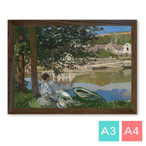 楽天市場】A3・A4ポスター 【クロード・モネ】 水辺、ベヌクール（1868