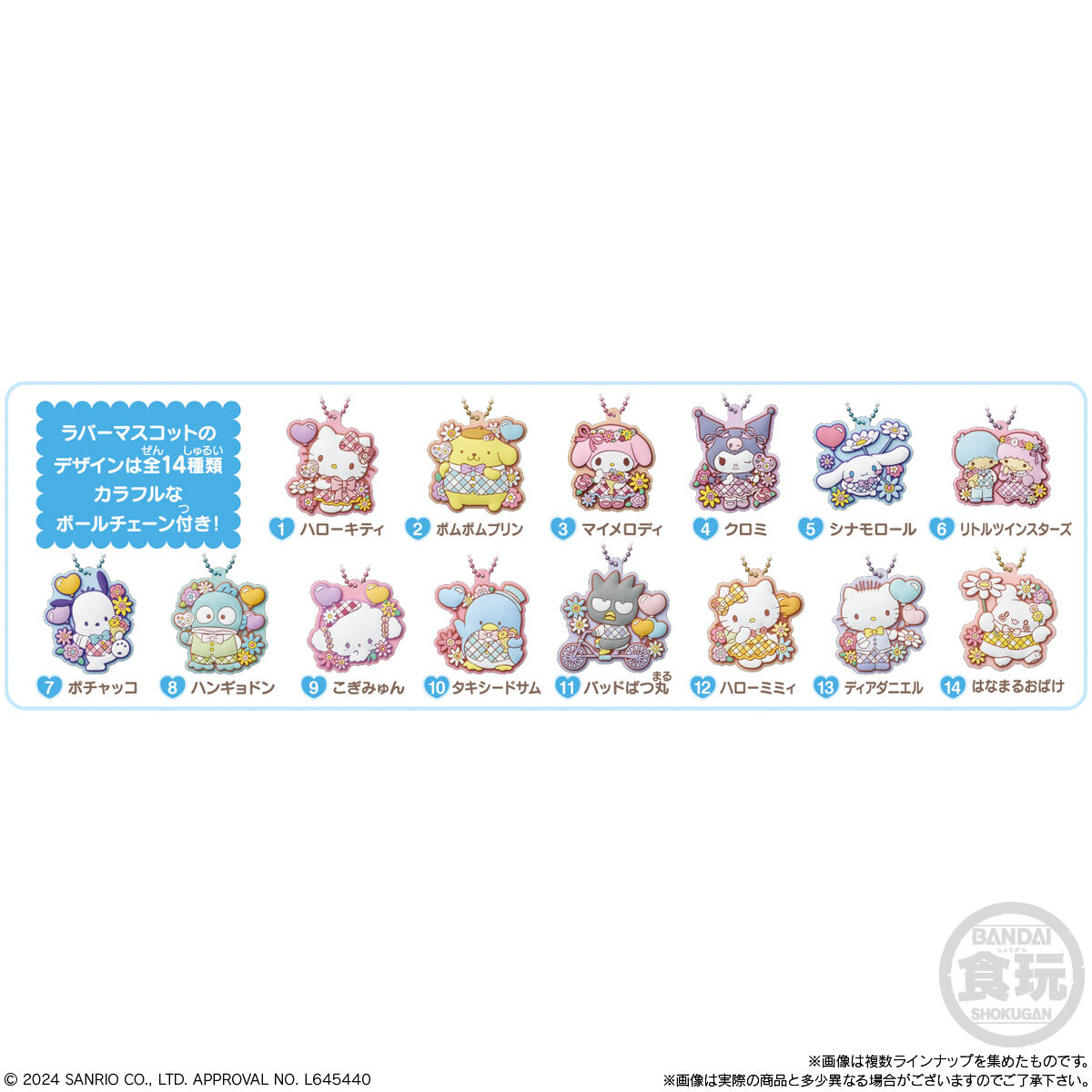 楽天市場】【6個バラ売り】バンダイ サンリオキャラクターズ ぷっくり