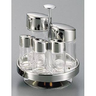 楽天市場】♯900 五本立カスターセット【 卓上カスターセット 調味料