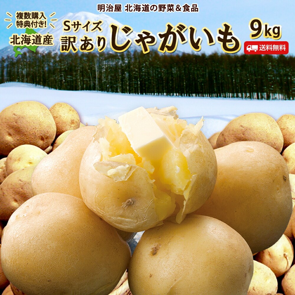 楽天市場】＼複数購入特典付き♪／訳あり新じゃがいも 送料無料 9kg