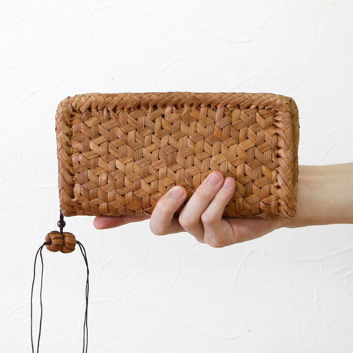 楽天市場】山葡萄 長財布 鉄線編み /浴衣 やまぶどう 山ぶどう ロング