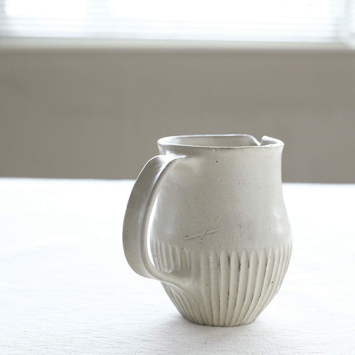 楽天市場】タナカマナブ 陶器 ピッチャー 水差し ジャグ カラフェ