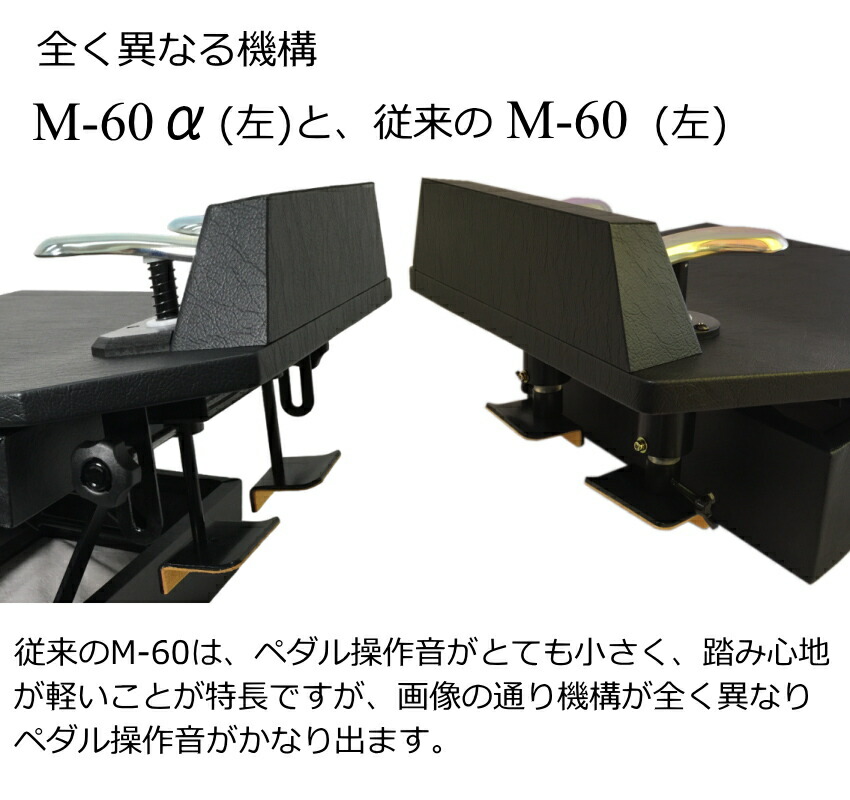 楽天市場】ピアノ補助ペダル M-60α＋1ST-STEP 「補助台から補助ペダル