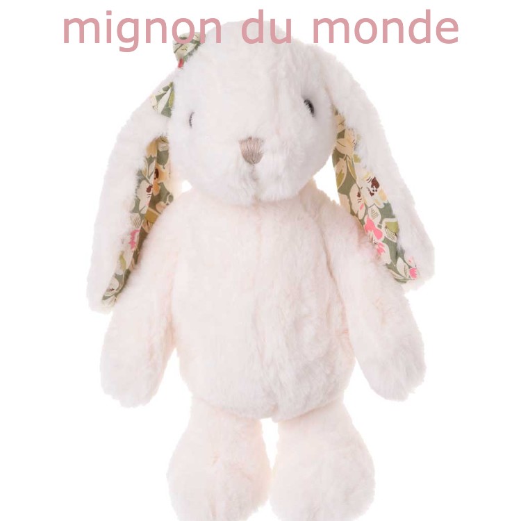 楽天市場】かわいいうさぎ ぬいぐるみ (キャラメル耳柄有り