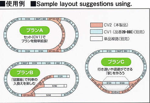 楽天市場】CV2 ユニトラックコンパクト 交換線電動ポイントセット