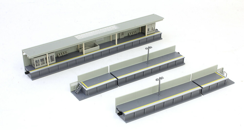 楽天市場】対向式ホームセット（都市型）照明付【TOMIX・4285T】「鉄道