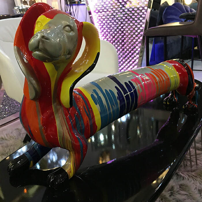 楽天市場】イタリア製 輸入雑貨 イヌ 犬 ダックスフンド 陶器 置物