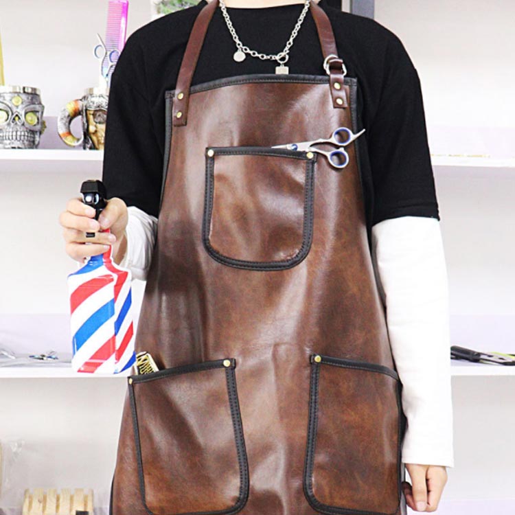 本革 レザーエプロン 一点物 作業用 DIY、ガーデニング、キッチン