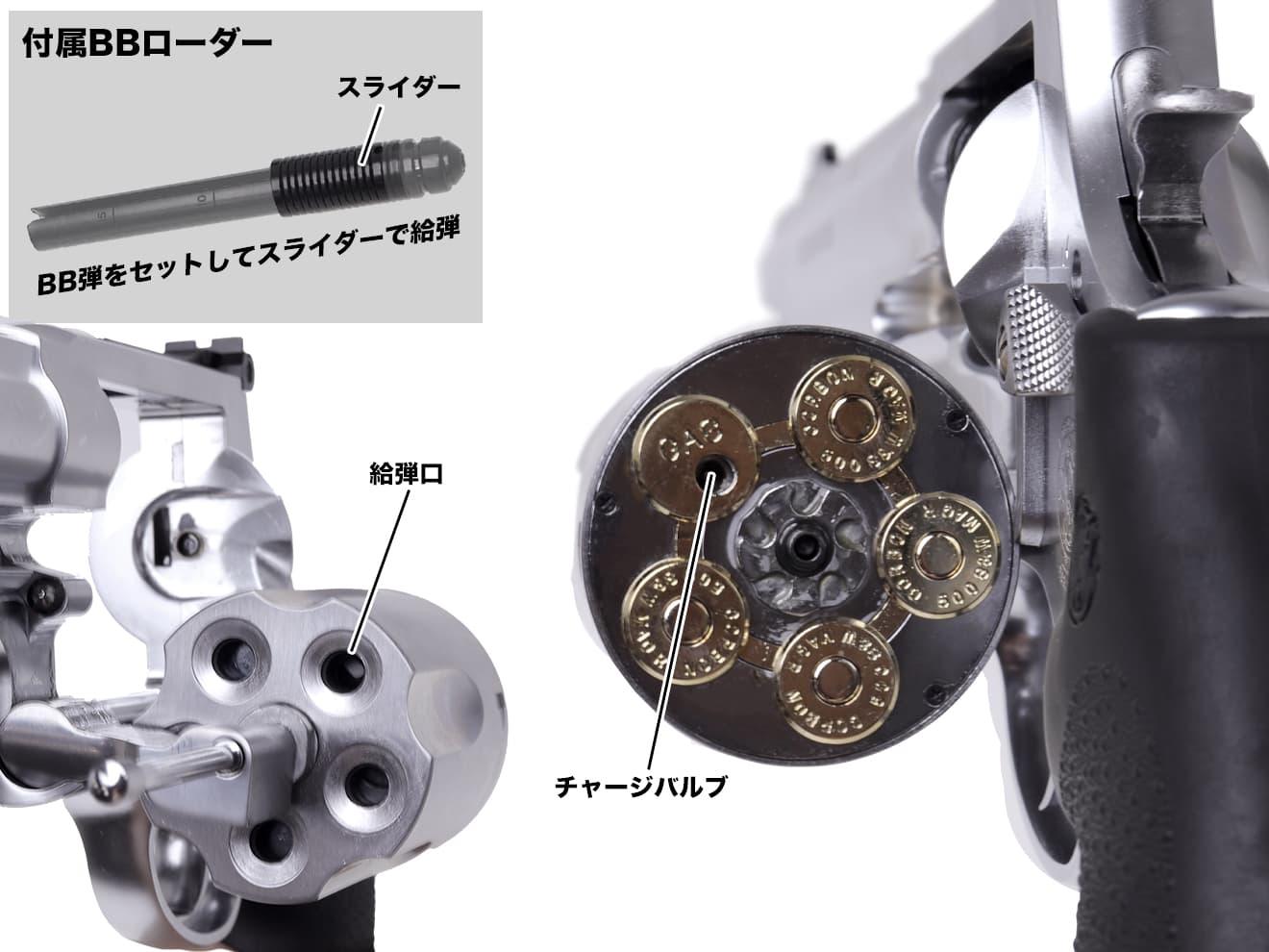 楽天市場】タナカワークス S&W M500 8-3/8インチ ステンレス