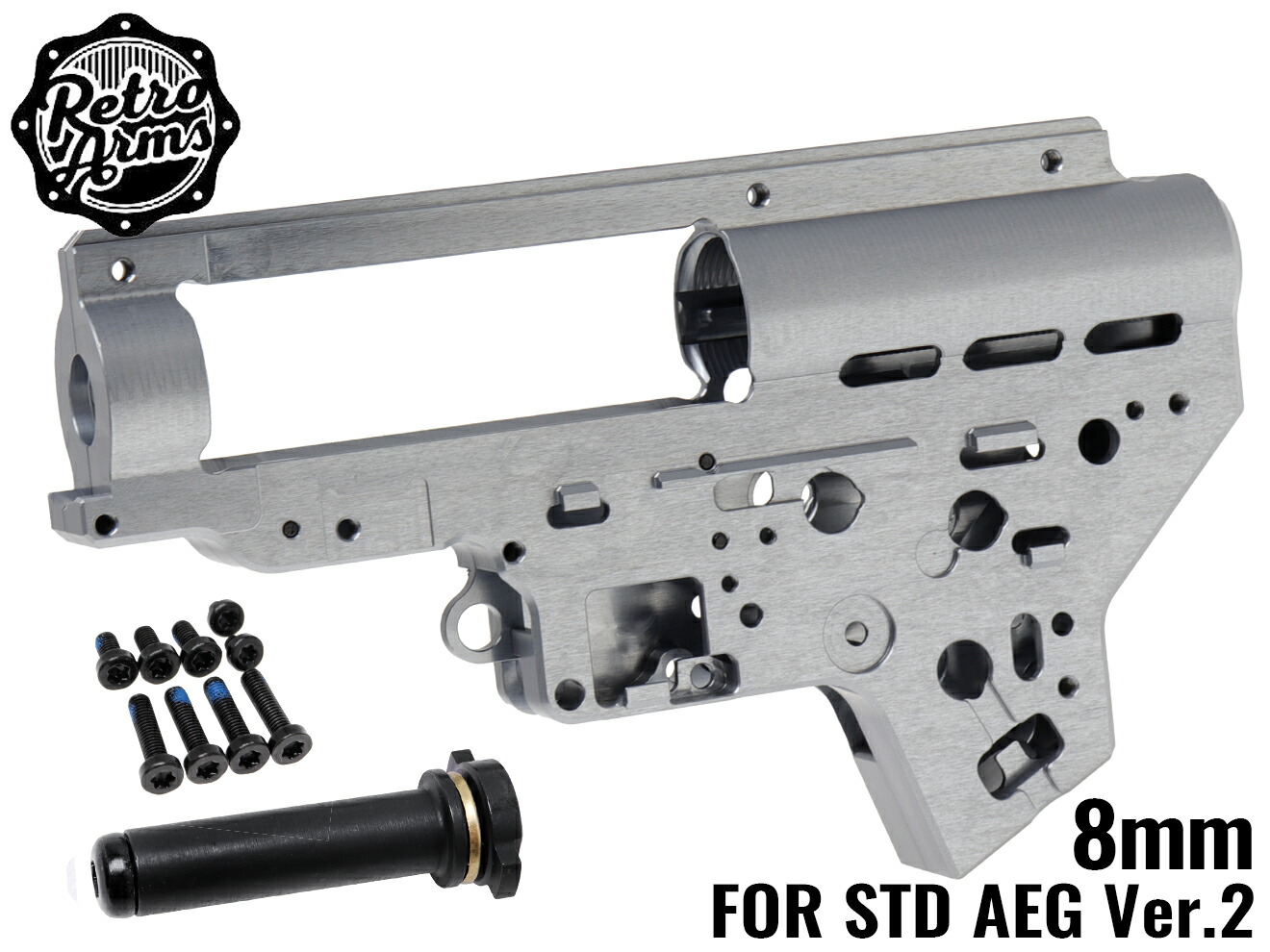 楽天市場】RETRO ARMS GEN2 EN-AW7075-T651 CNC 強化メカボックス V2