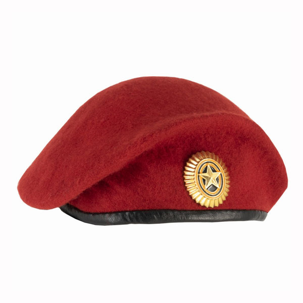 楽天市場】ロシア製 憲兵 MP レッドベレー帽 帽章付き RED RUSSIA