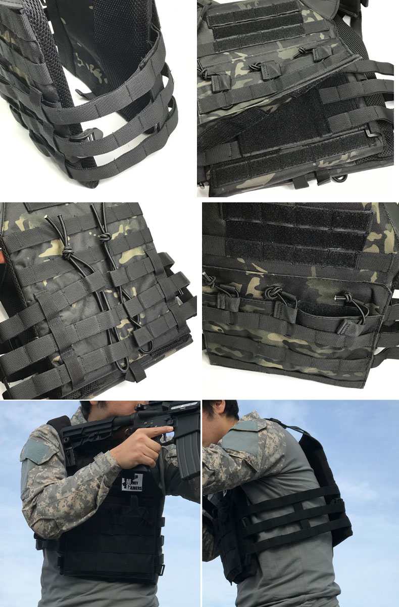 楽天市場】JPC ジャンパープレートキャリア タイプ ベスト BK DE MC MC