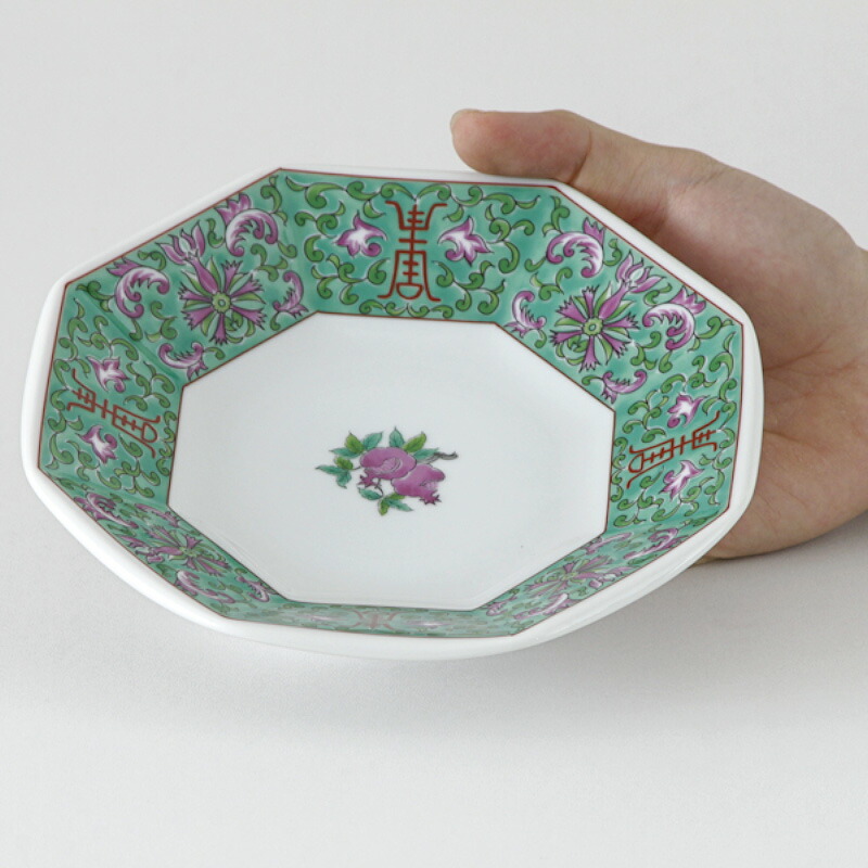 楽天市場】緑彩宝華 八角皿 中華食器 八角皿 業務用 : 業務用食器専門