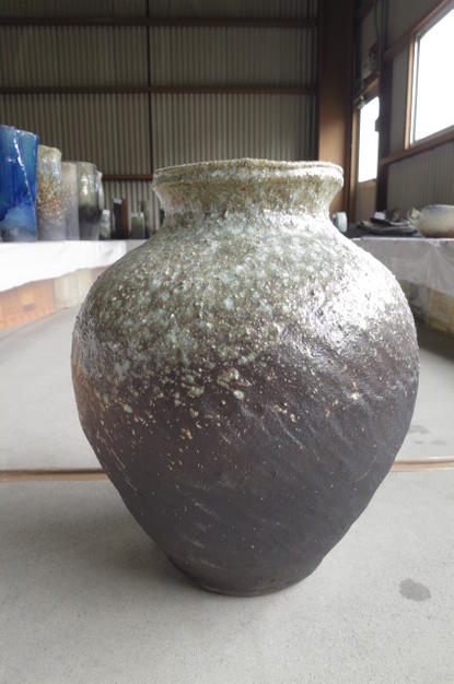 楽天市場】大壺花瓶伝統の信楽 花入れ 大きいサイズ 花器インテリア