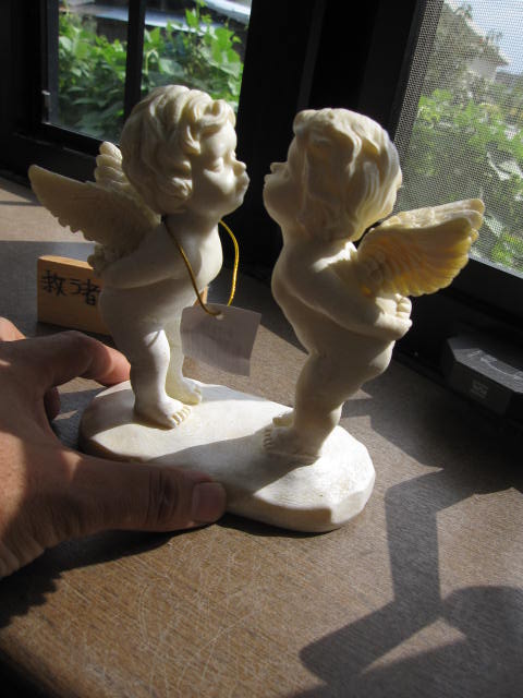 楽天市場】【送料無料】置物天使エンジェルキスS【送料無料】 天使