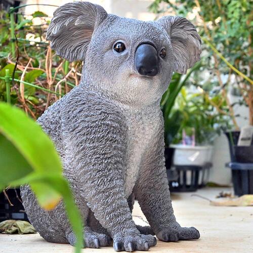 楽天市場】コアラ リアルなコアラ 2つセットコアラの置物 置物