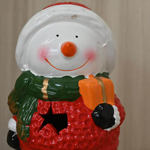 楽天市場】※B品です。傷や欠けがあります雪だるま スノーマン 置物12月