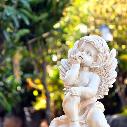 楽天市場】エンジェル 2つセット天使の置物 美しい置物 ゴージャス天使