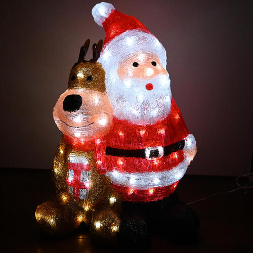 楽天市場】2024年NEW クリスマス サンタクロース トナカイ LED サンタ