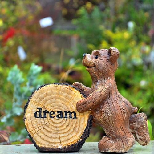 楽天市場】現品です。くまさん 3つセット 傷あり置物 くま 森のくま