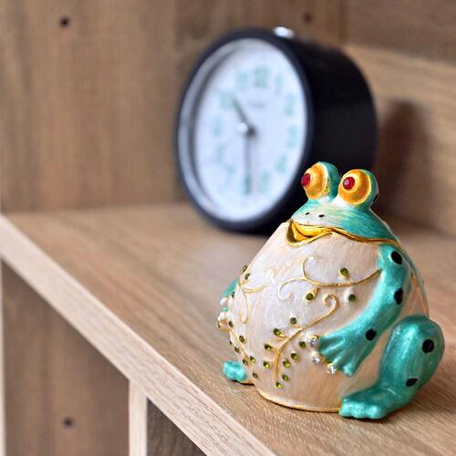 楽天市場】カエルの宝石箱 アジアン雑貨蛙 金色 ジュエリーボックス