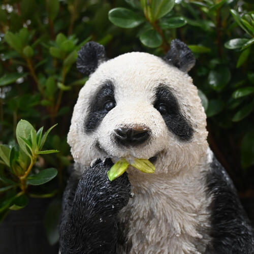 楽天市場】笹を食べる パンダ 赤ちゃんパンダの置物 置物 かわいい置物