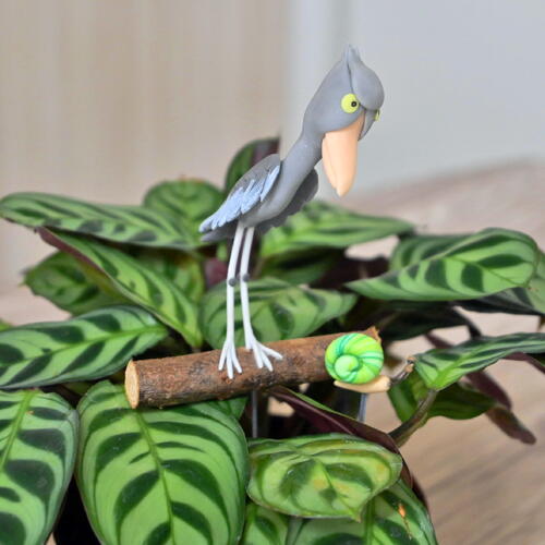 楽天市場】ミニガーデンピック 4セット ハシビロコウ ミツバチ