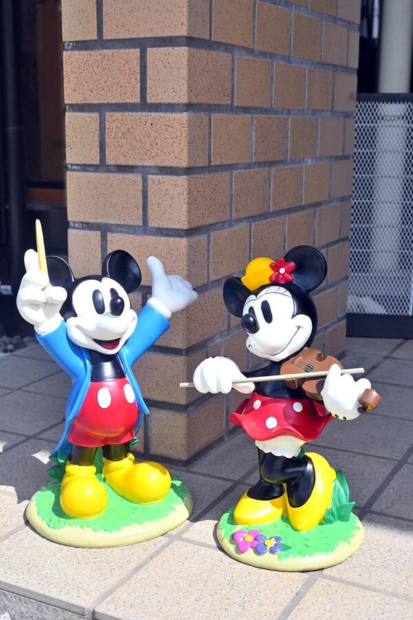 楽天市場】※台座に小さな傷穴あり(ミニーマウス)ミッキーマウス ミニー