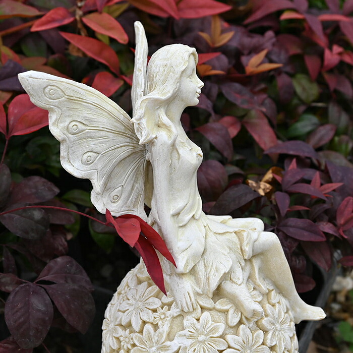 楽天市場】 妖精 フェアリー fairy妖精の置物癒し 幸せ 幸福花壇に置く