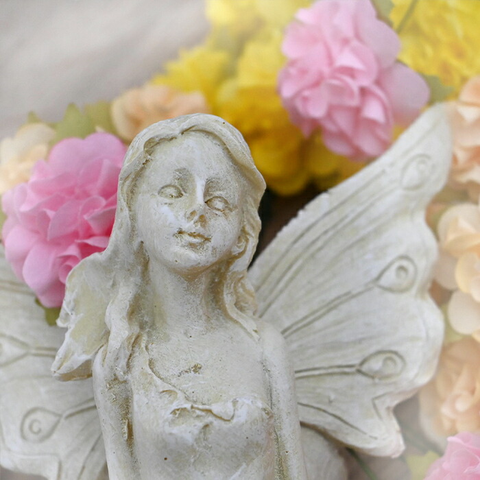 楽天市場】 妖精 フェアリー fairy妖精の置物癒し 幸せ 幸福花壇に置く